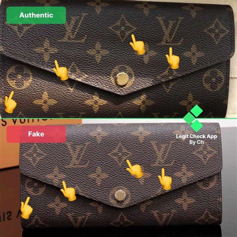 louis vuitton fake vs real wallet